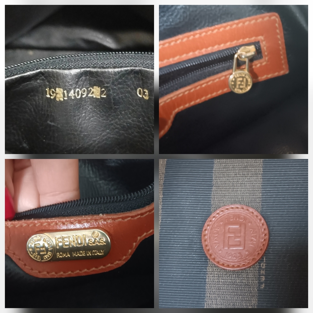 Fendi Pequin Dome Satchel & Fur Bag Charm - Picture 13 of 14